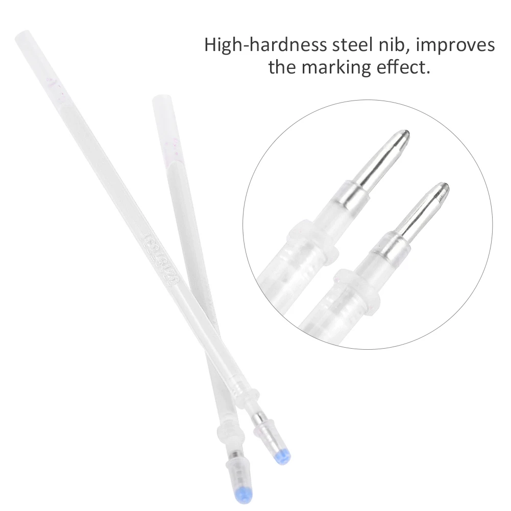 100 قطعة الأبيض ارتفاع درجة الحرارة تختفي القلم الملء الحرارة قابل للمسح ماركر القلم الملء dresبها بنفسك أداة الخياطة