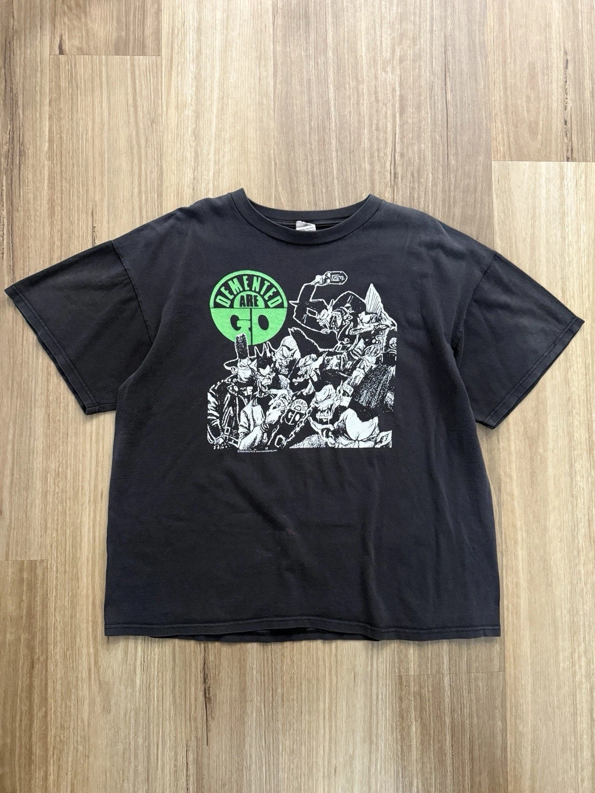 Vintage 2005 Demented Are Go Psychobilly Punk Hardcore Band T-Shirt Extra Large
