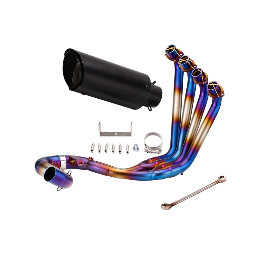 Für Honda 2014-2025 CBR650F/R CB650R/F Auspuffanlage Vorderrohr Schalldämpfer Slip-On Auspuffrohre – Detail 2