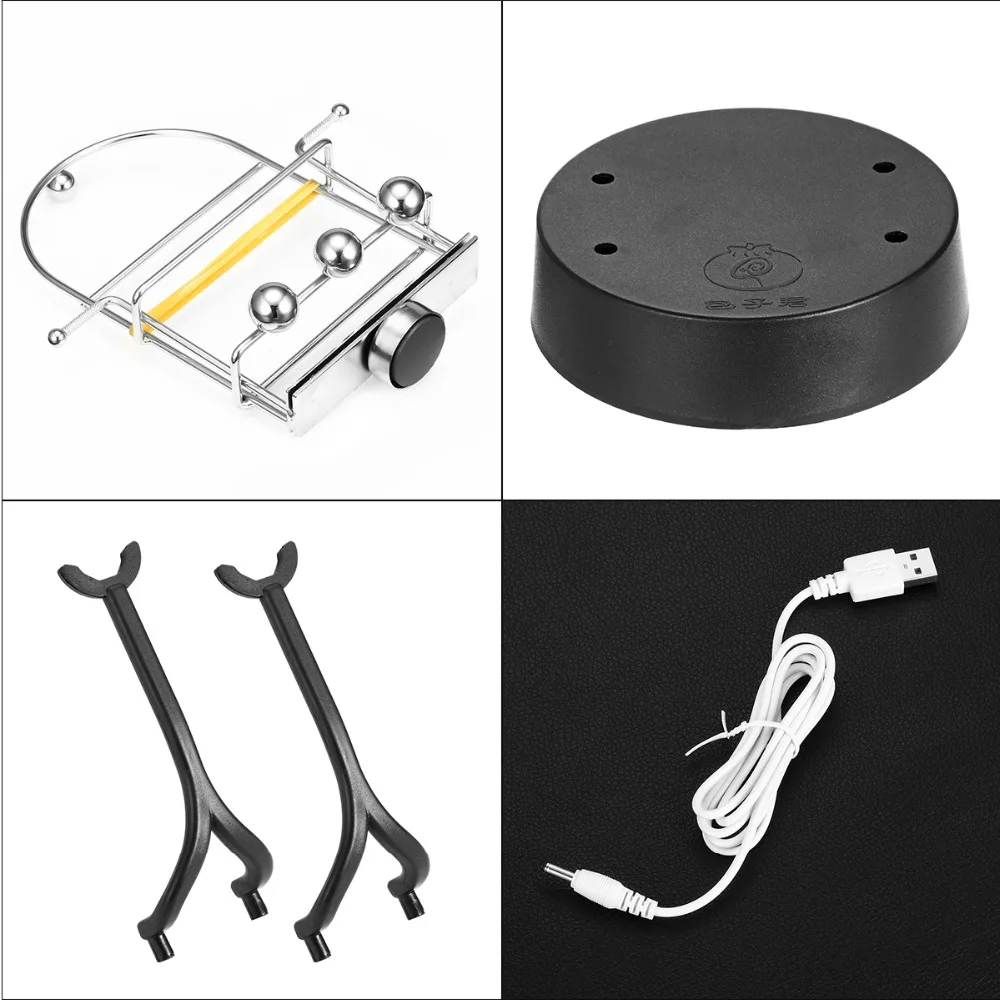 Phone Swing Device Automatic Wiggle Electronic Motion Machine Rotary Swing Motion Mobile Phone Holder for Count Steps GD