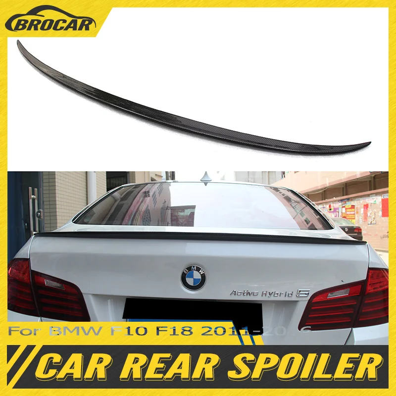 For BMW F10 F18 2011 2012 2013 2014 2015 2016 M STYLE High quality ABS plastic car tail wing rear Trunk Boot Wing spolier tuning