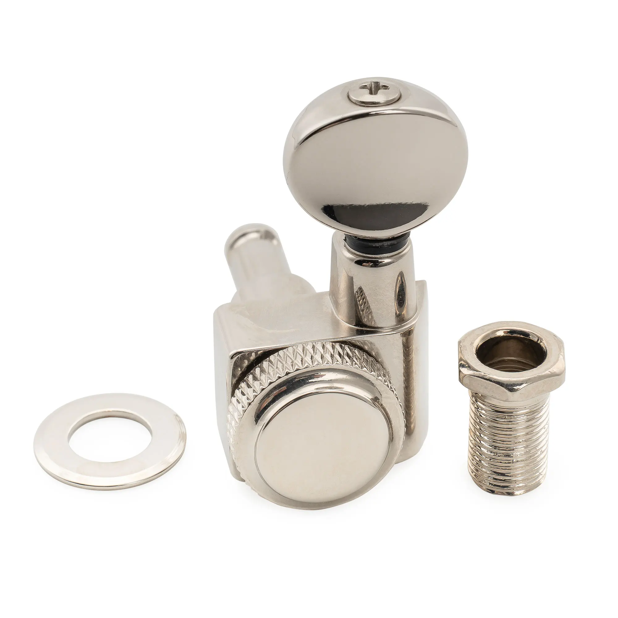 Musiclily Pro R18K 6R/6L 6-in-Line 18:1 Übersetzungsverhältnis 2-Pin Vollversiegelte Mechaniken Stimmwirbel für Fender ST Tele – Detail 23