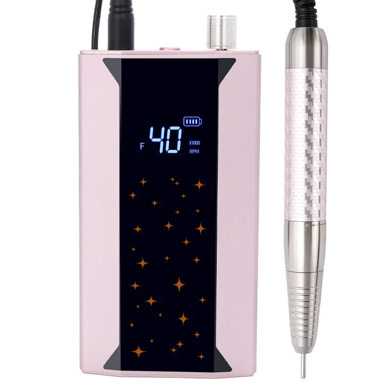 

Бесщеточная шлифовальная машинка для ногтей P80, 40000 об/мин, зарядка, портативная шлифовальная машинка для ногтей, высокая скорость