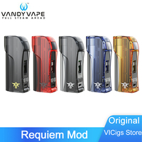 Original Vandy Vape Requiem Mod 95W Powered By 21700 / 18650 Battery VW/Bypass/VV/TC Mode Box Electronic Cigarette Vaporizer