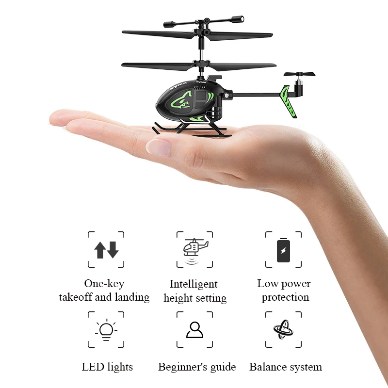 SYMA S100 remote control plane mini helicopter drop resistant aircraft little boy children\'s toy drone