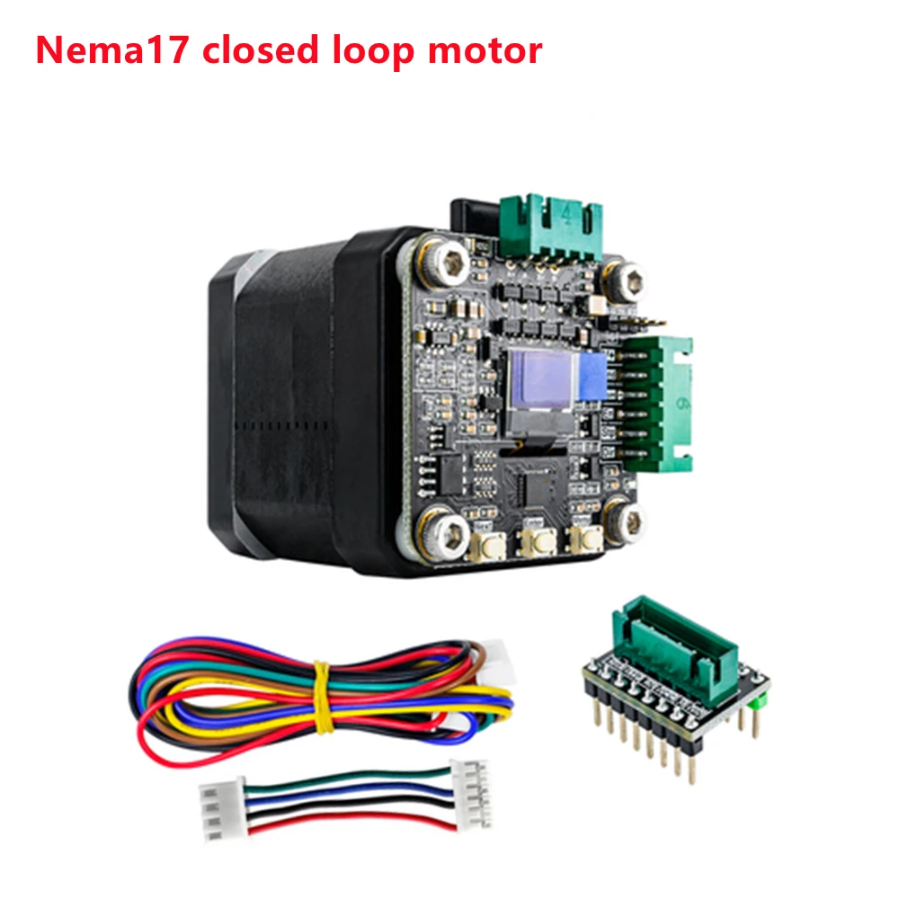 Silnik krokowy z zamkniętą pętlą serwo kontroler krokowy STM32 silnik krokowy Nema 17 serwomotor MKS SERVO42C PCBA OLED części cnc