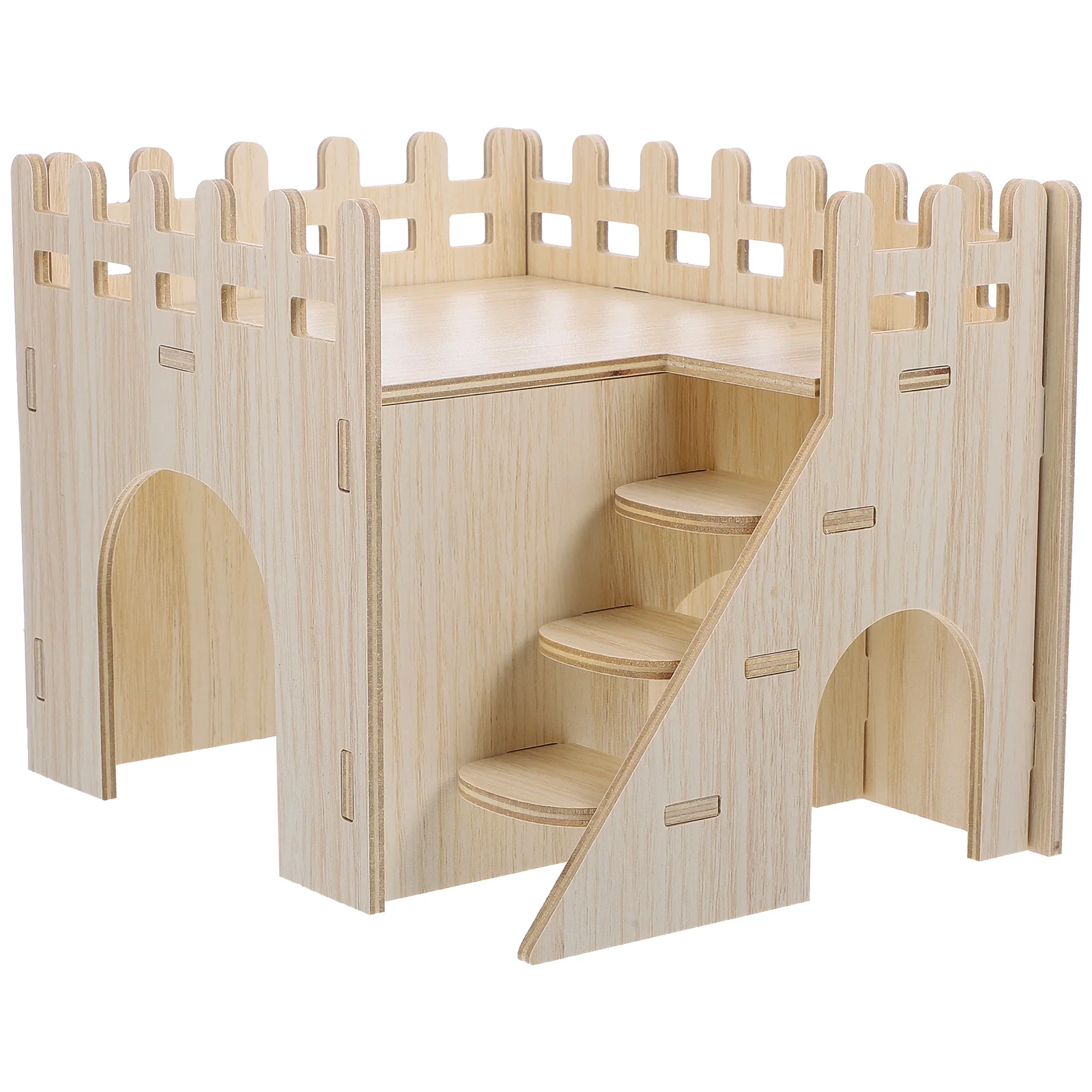 

Guinea Pig Maze Animal Small Living Hut Hamster Sleeping Room Chinchilla Rat Toy Delicate House Wooden Hideout