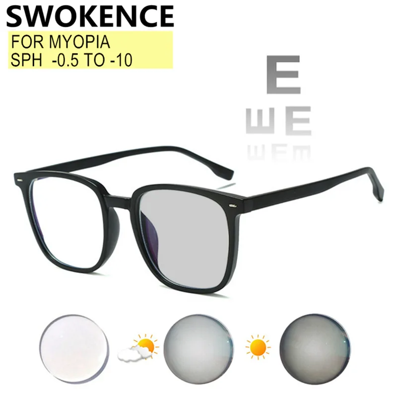 

Prescription Custom Men Women TR90 Frame Myopia Glasses Nearsighted Or Astigmatism Sphere -0.5 To -10 Cylinder -0.5 To -2.0 F124