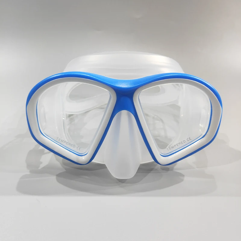 Professionelle Tauchermaske Schnorchelanzug für Erwachsene Silikon-Silikonskirt Taucherbrille Tauchermaske – Detail 16