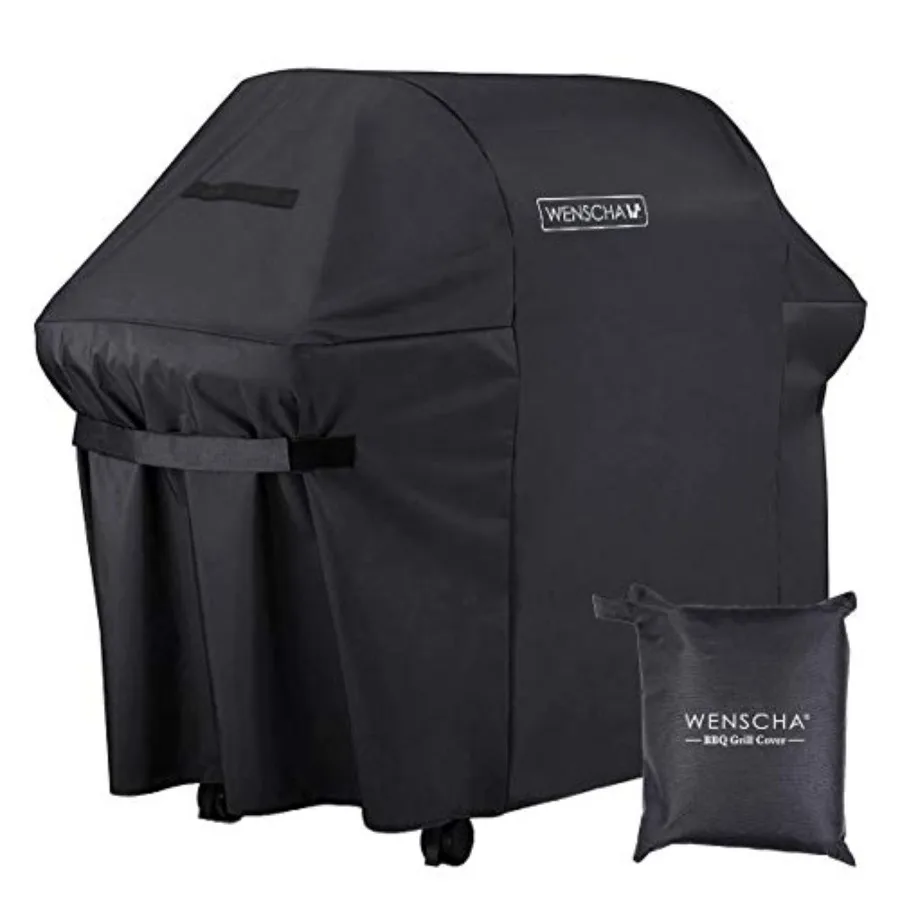 

58 Inch BBQ Grill Cover Premium Grill Covers Fully Waterproof 58x24x48 Inch UV and Fade and Rip Resistant Fits Most Brands of G