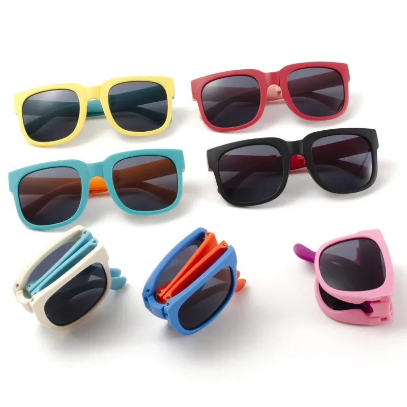 Children's sunglasses boys and girls sunshade UV resistant glasses baby sun Glasses girls fashion boys trend Shades UV400Glasses