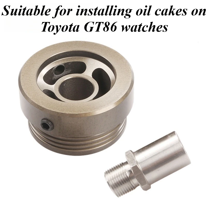 

For Toyota GT86 Honda Fit GK5 1.5L Oil Sandwich Plate Adapter Multi Gauge Turbo Sensor Mount Car Styling Accessories Automobiles