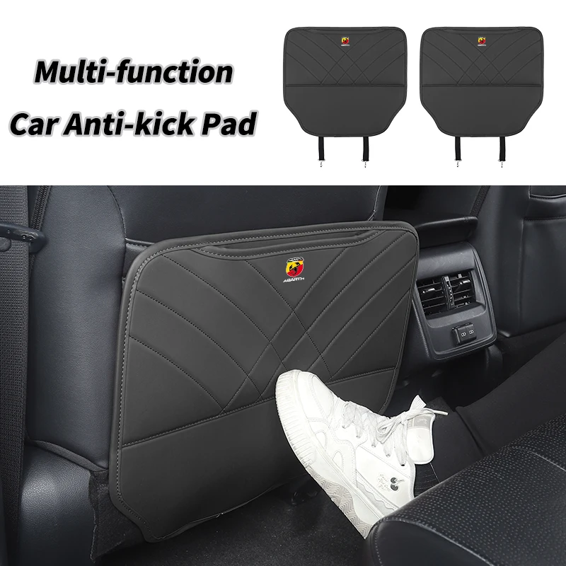 Protetor de assento de carro, bolsa de armazenamento para encosto de assento, organizador de ferramentas para FIAT Abarth 500 Tipo Punto Panda Ducato Stilo Fiorino Doblo Brav