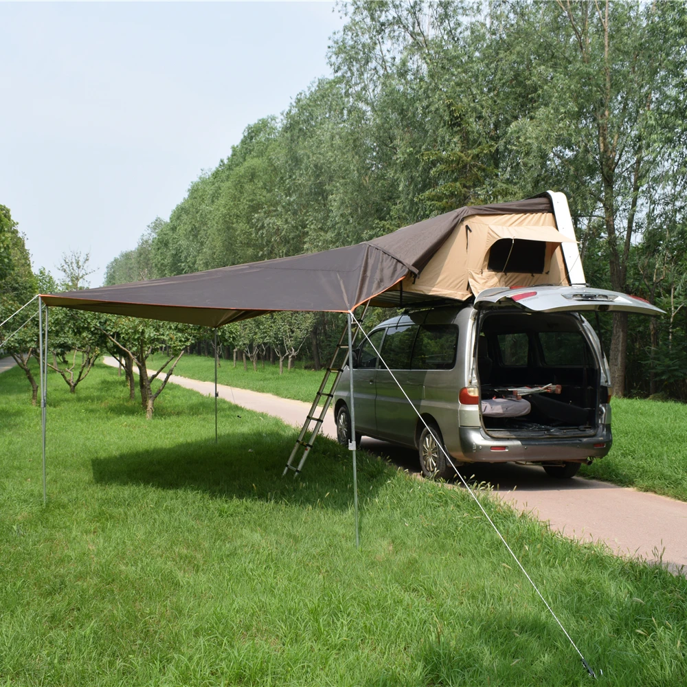 Portable Large Space  Camping Outdoor Hard Shell Fiberglass Car  Trailer Roof Top Tent for  Sale