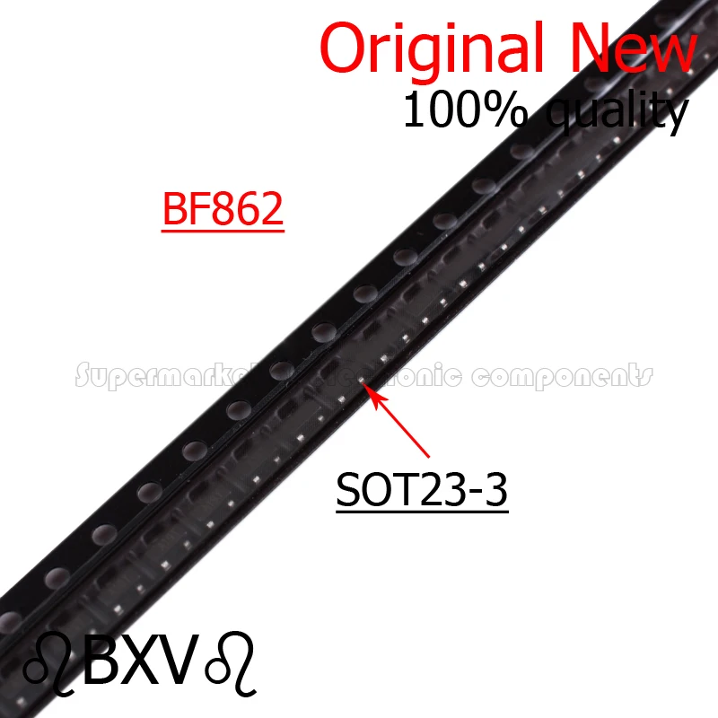10pcs BF862 SOT-23 BF862 original authentic Free Shipping