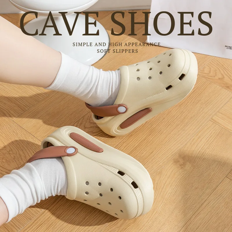 Summer EVA Soft Soled Women\'s Sandals Indoor Home Casual Slippers Outdoor Wear Ladies Thick Platform Slides Shoes