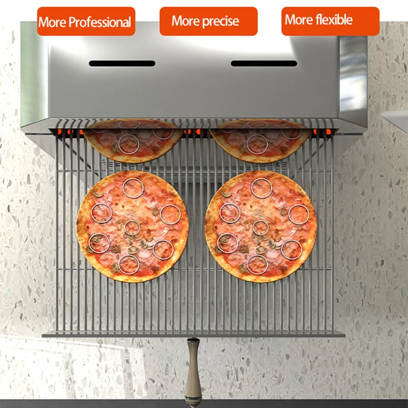 Four à pizza mobile automatique, 20L, 30kW, pour l'extérieur, sans contrôle de température