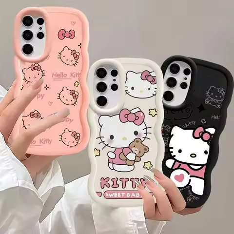 Sanrio Hello Kitty Cute Case for Samsung Galaxy A06 A05 A05S A23 A24 A25 A04 A04E A13 A50 A30 A50S A20 A03 A51 A52 A22 A12 A73