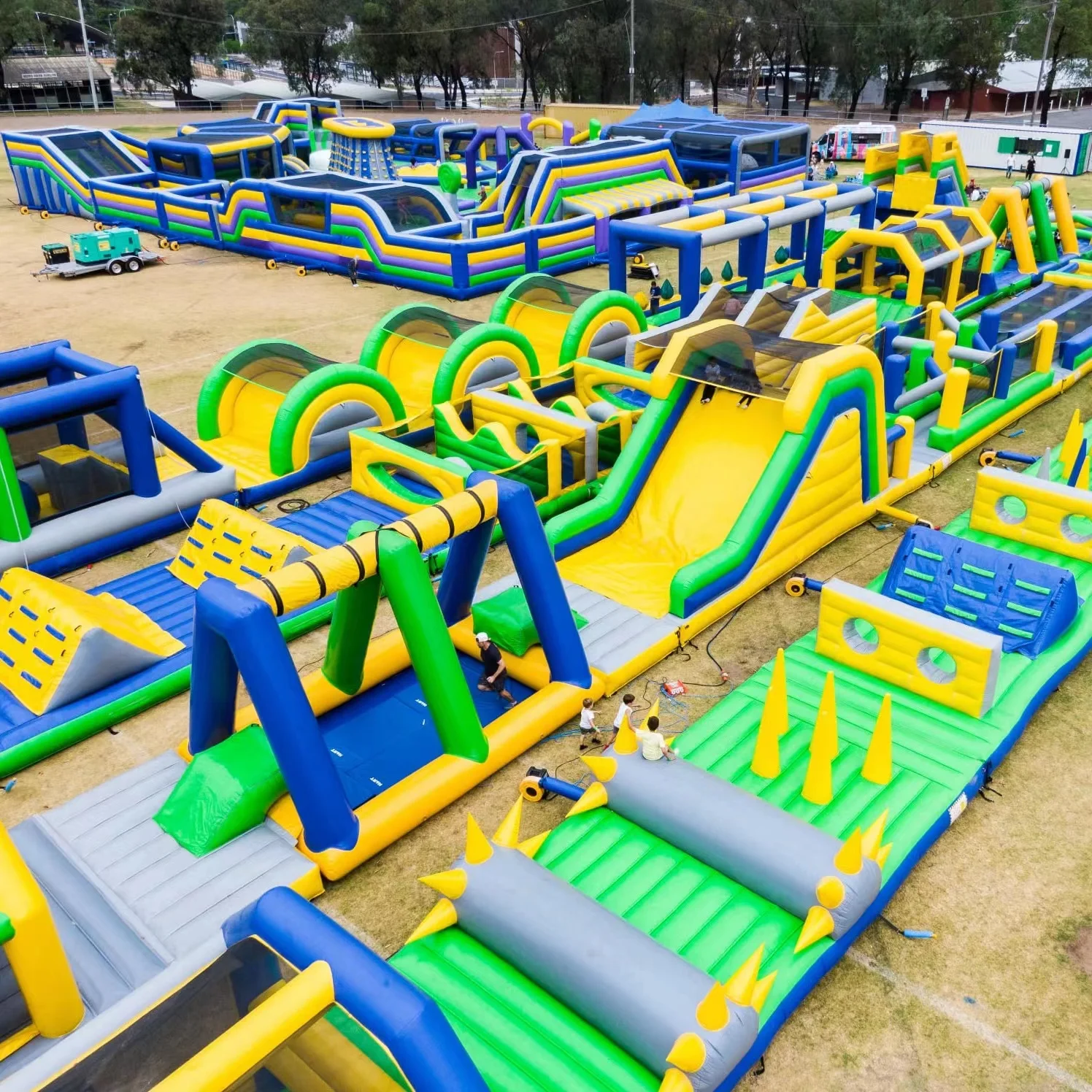 Percorso a Ostacoli Gonfiabile - Kids Outdoor Obstacle Course Equipment recensione e prezzo