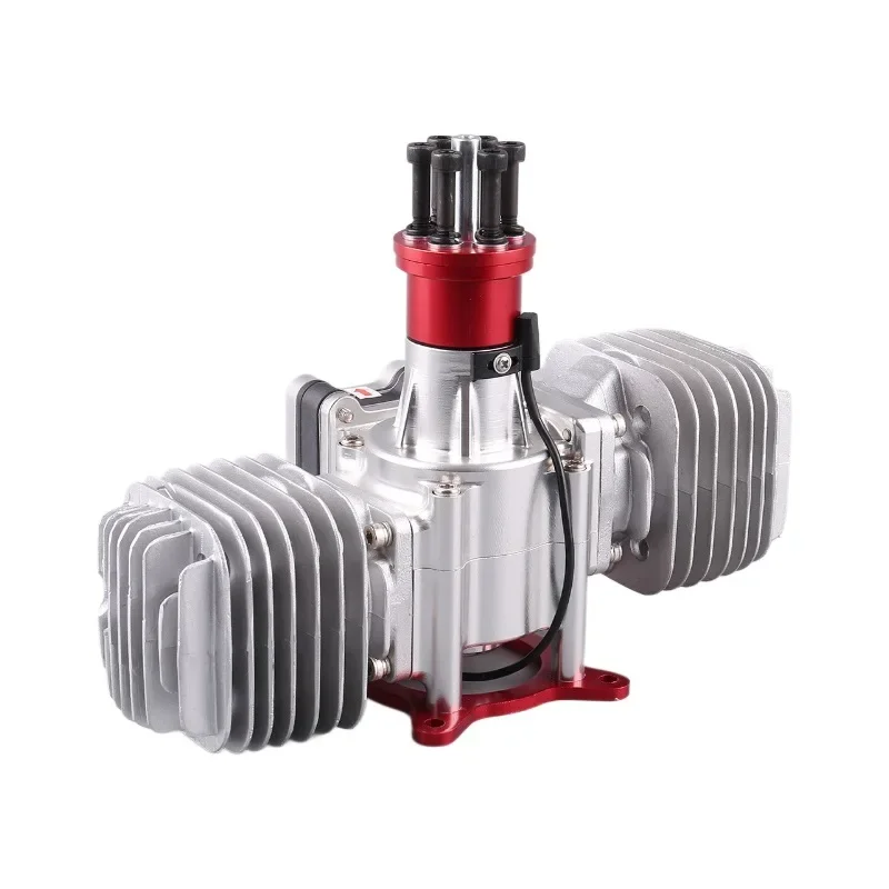 Two-cylinder Model Aircraft  Engine Remote Control Hydraulic Drone Balsa Fixed-wing Aircraft