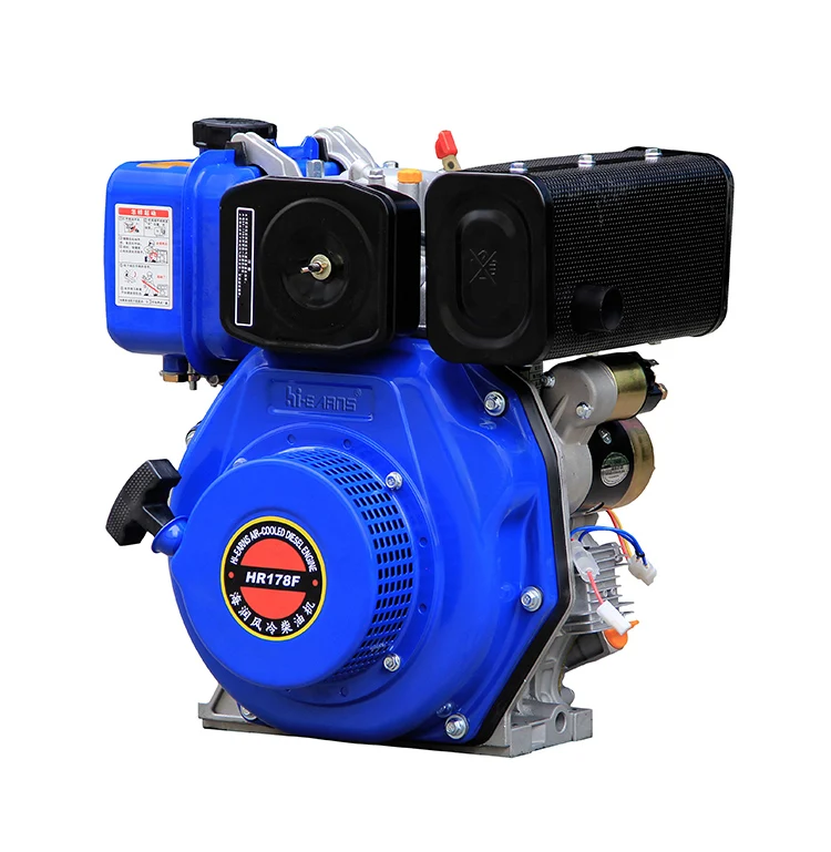 HR178FE 6h·p air cooled 3000rpm 3600rpm electric start 19mm die·sel Engine