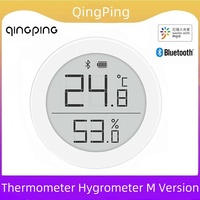 Qingping Digital Thermometer Hygrometer M Vision Bluetooth 5.0 High-Precision Electronic Ink Screen Works with Mi Home APP