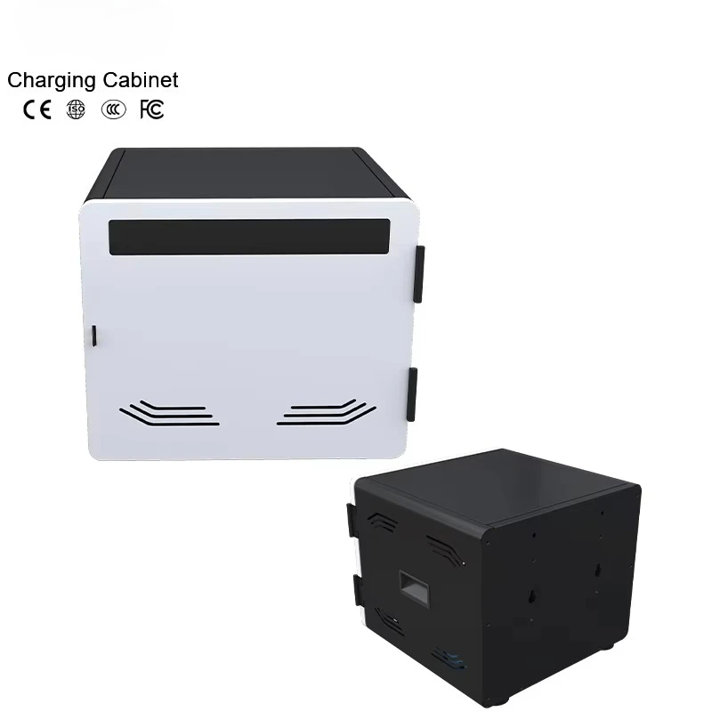 Smartphone charging cabinet locker with 12 ports and secure steel body
