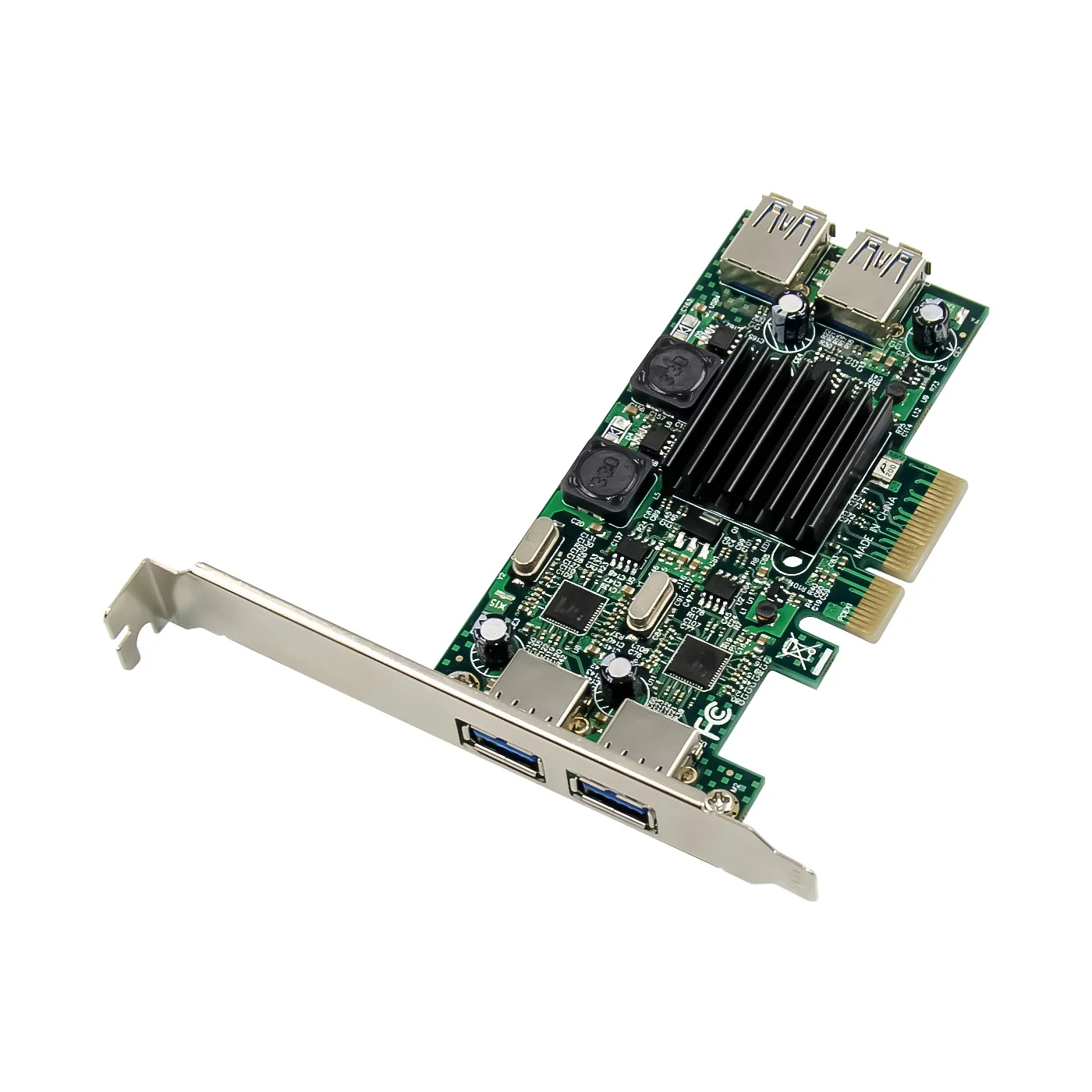 SUNWEIT ST613 PCIe X4 NEC720202 4CH USB3.0 Vision Capture Card V2.0 Chipset High Speed NIC