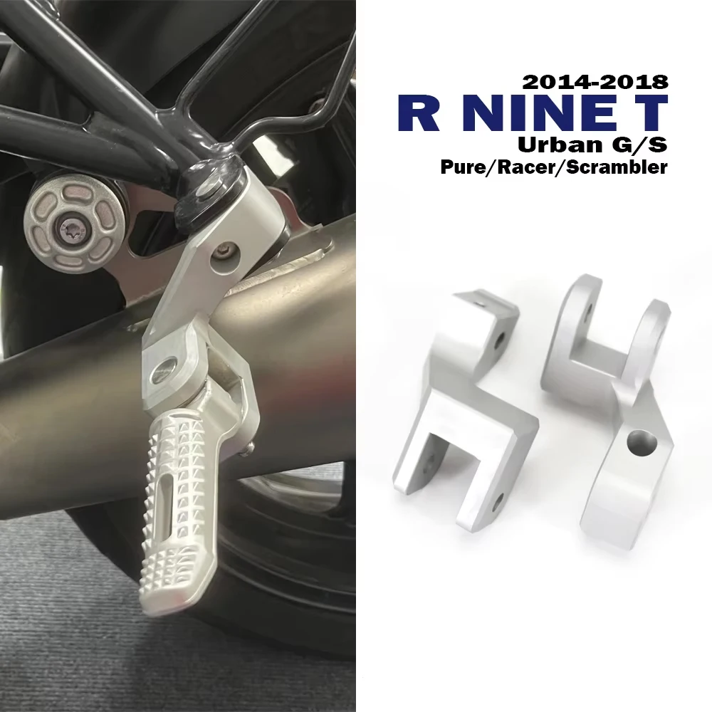 

R nineT Accessories Passenger Footpeg Lowering Kit for BMW R9T Scrambler Racer Urban G/S Pure RNINET NINE T Footrest Relocation