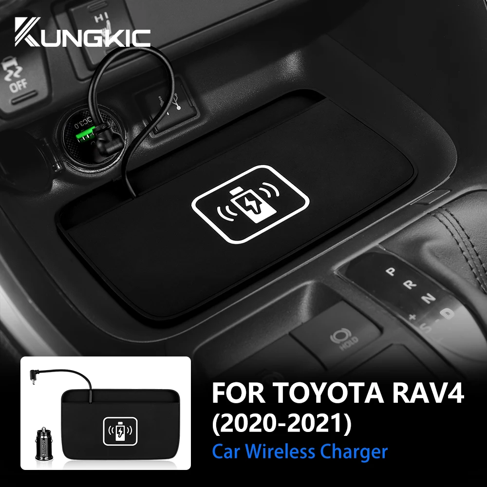 

for Toyota Rav4 Rav 4 xa50 2019 2020 2021 2022 Car Wireless Charger 15W Mobile Phone Fast Charging Holder LHD RHD Accessories