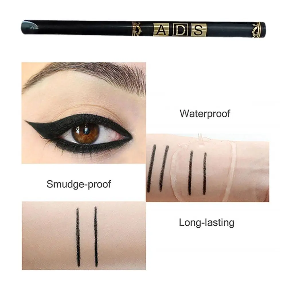 ใหม่ยาวนานอายไลเนอร์สีดํา Waterproof Eye Liner ดินสอแห้งเร็วไม่ Bloom Natural Eyeliner Liquid ปากกาเครื่องสําอางค์