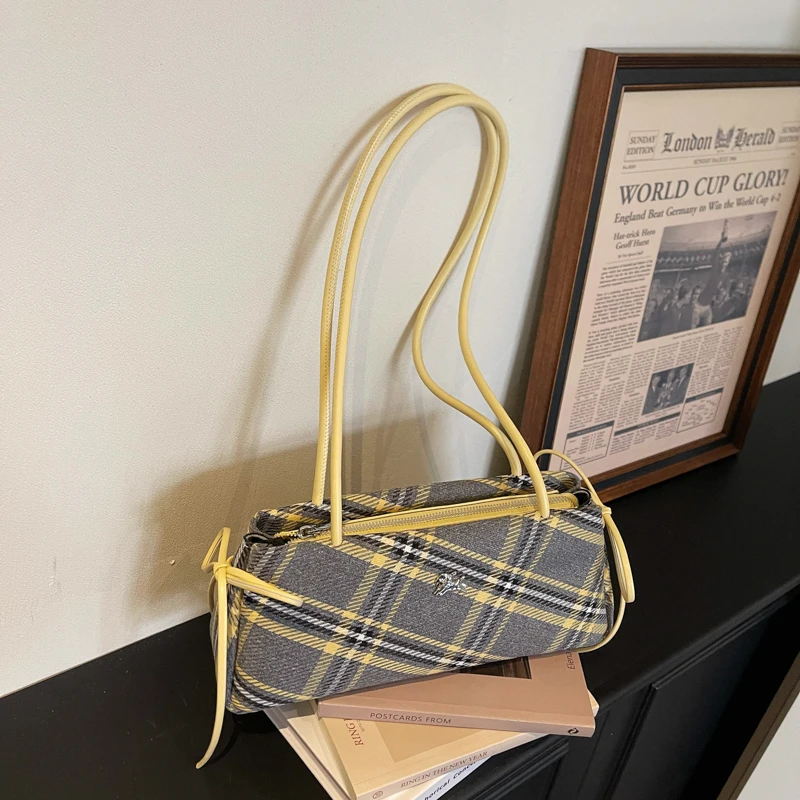 Fashion Microfiber Striped Pla - Luxury Bags Affordable 评论和价格