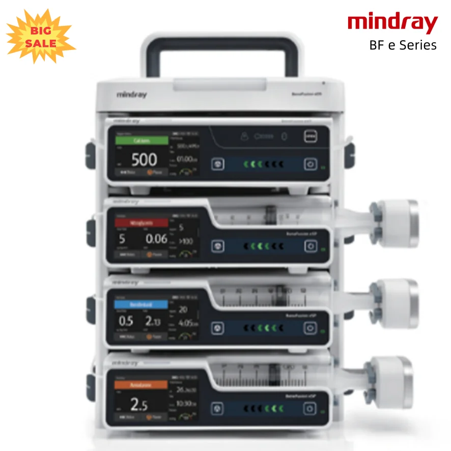 Mindray BF e Series Pump Portable Medical Equipment Single Double Channel Syringe Pump Syringe Infusion Pump