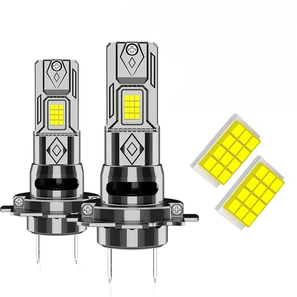 

Светодиодные лампы H7 CANBUS 28W, суперяркие, с беспроводным турбовентилятором, диодные фары для автомобиля, светодиодные лампы H7, автомобильные противотуманные фары