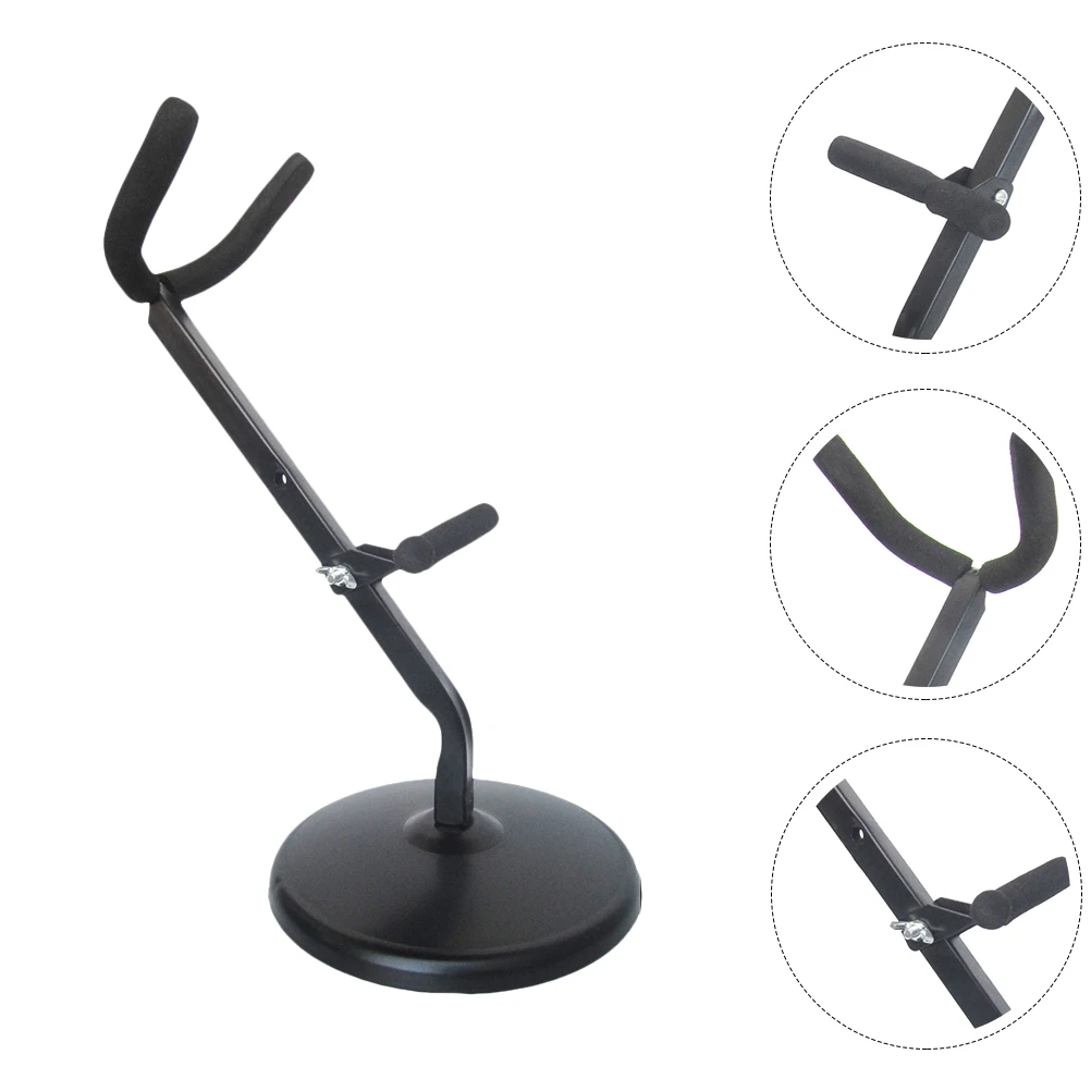 

Durable Saxophone Stand Alto Rack Wall Mount Simple Non-Skid Foldable Instrument Stand Storage Rack For Tenor Alto Saxophone