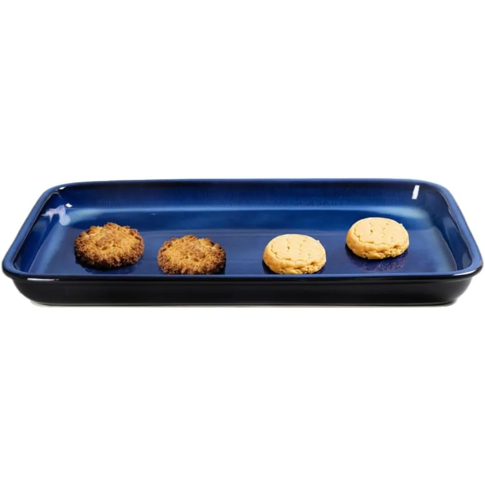 

Emeril Lagasse Large Stoneware Baking Sheet – Non Stick Stoneware Cookie Sheet & Baking Tray, Oven Safe Baking Trays for Oven, C