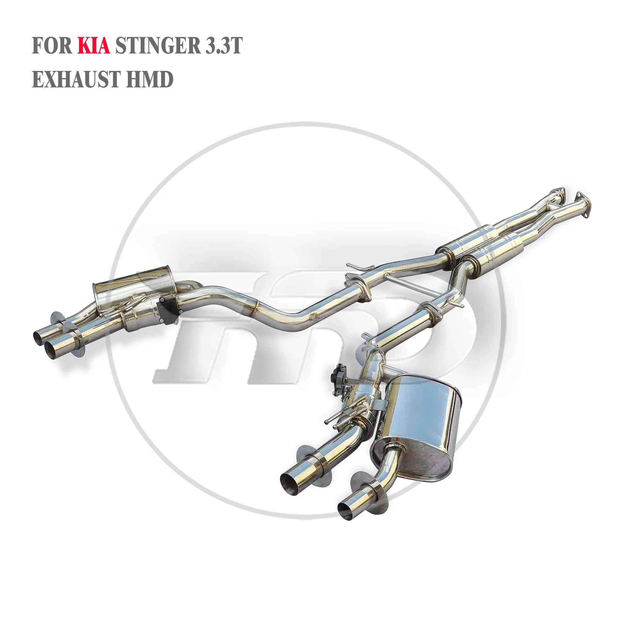 

HMD Stainless Steel Exhaust System Performance Catback For KIA Stinger GT 3.3T Muffler With Valve