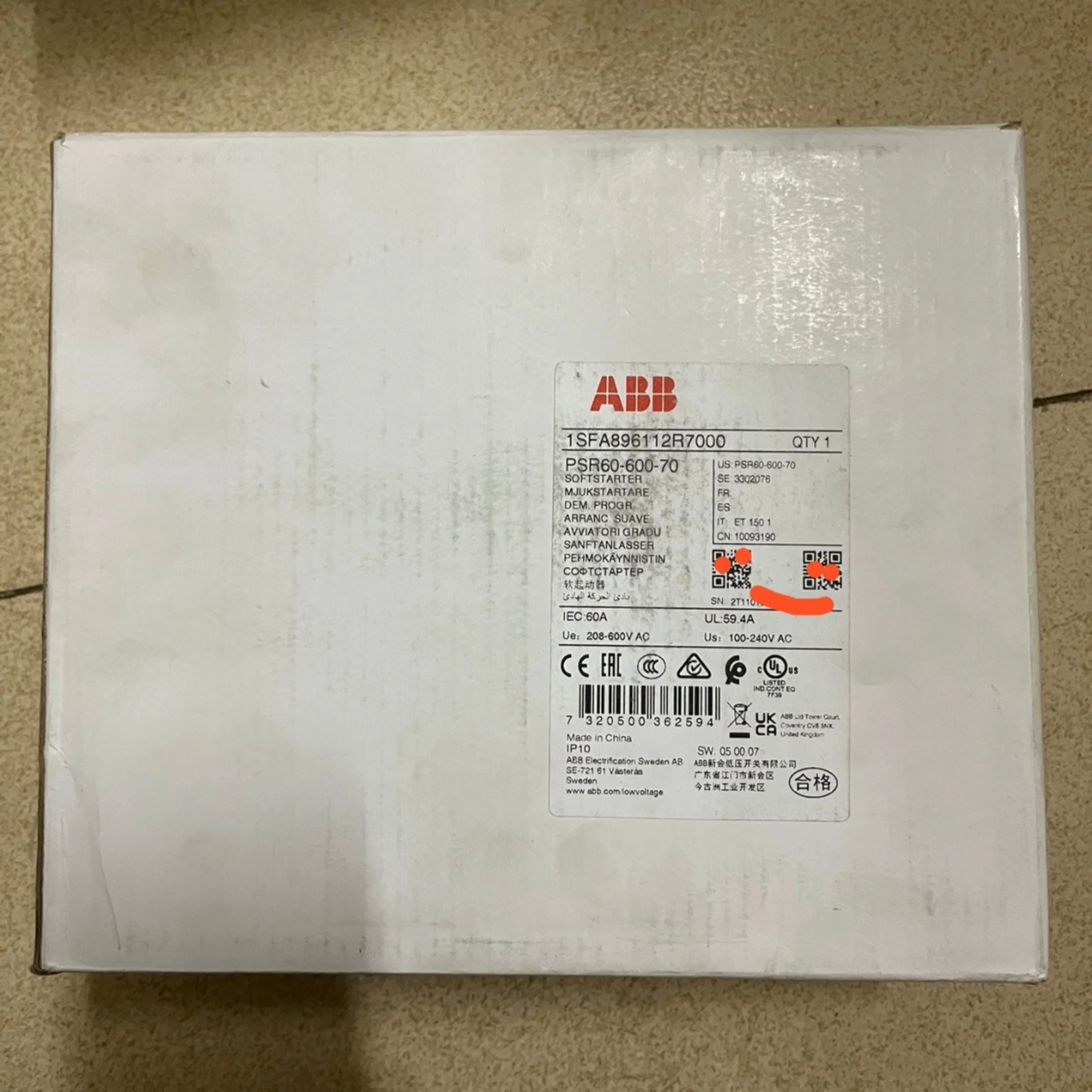 

Серводвигатель MS1H1-40B30CB-T334Z, новый, в упаковке