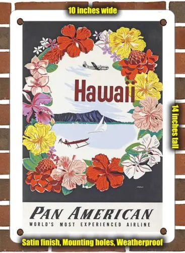 METAL SIGN - 1954 Hawaii - 10x14 Inches