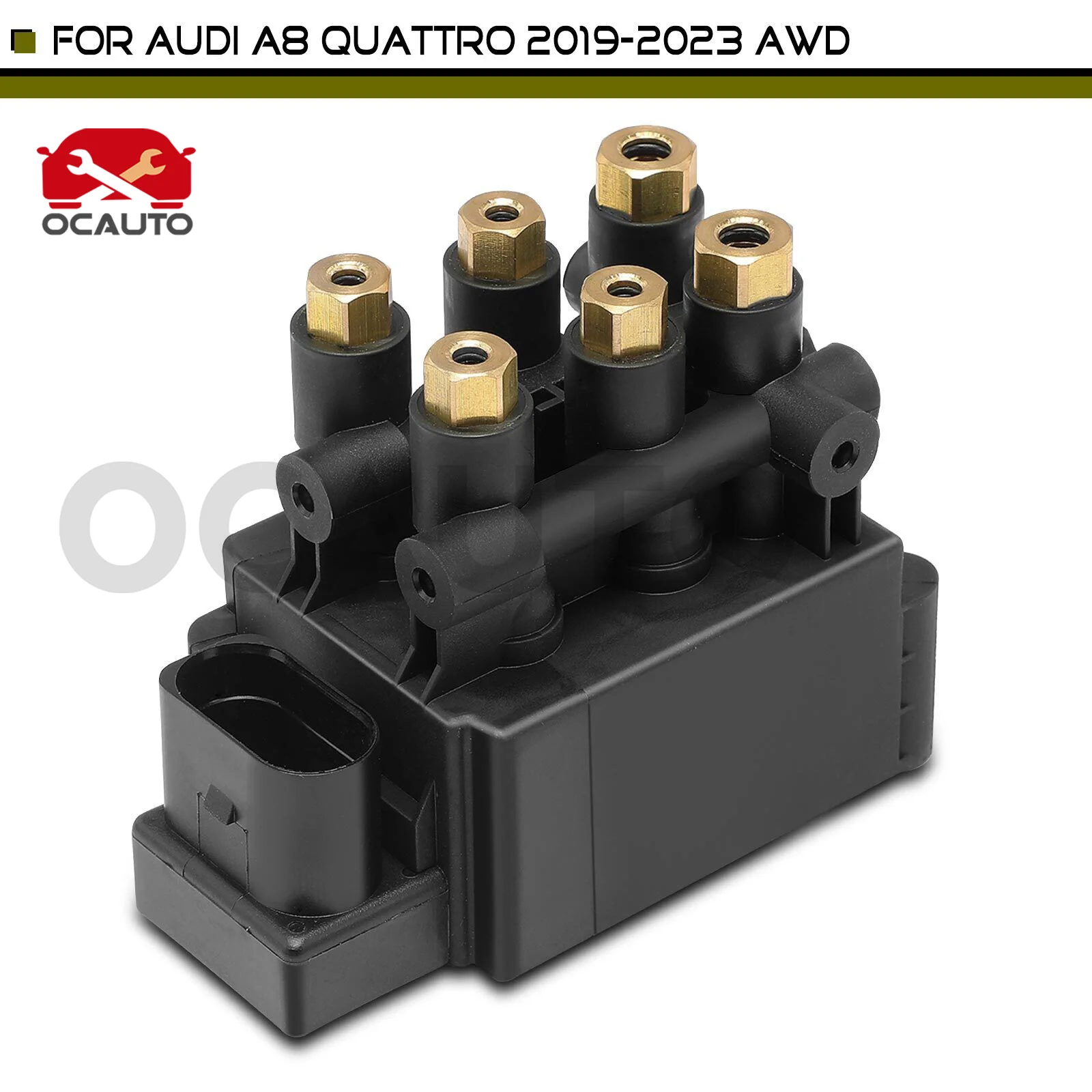 4N0616013 Fit For 2018-2020 Audi A8/D5 Air Suspension Solenoid Valve Block 4N0616013 4N0616013A