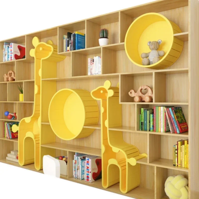 Giraffe bookshelf picture book rack