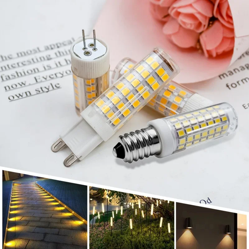 10 Stuks Led G4 G9 E14 Gloeilamp Ac 220V Maïs Lichten 3W 5W 9W Led Lamp Schijnwerper Kroonluchter Verlichting Vervangen Halogeenlampen Lampada