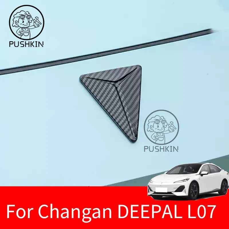 

For Changan DEEPAL L07 2025 2026 3D ABS Sticker Car Front Emblem Badge Decals Black Badge Logo Emblem Cover Car-Styling