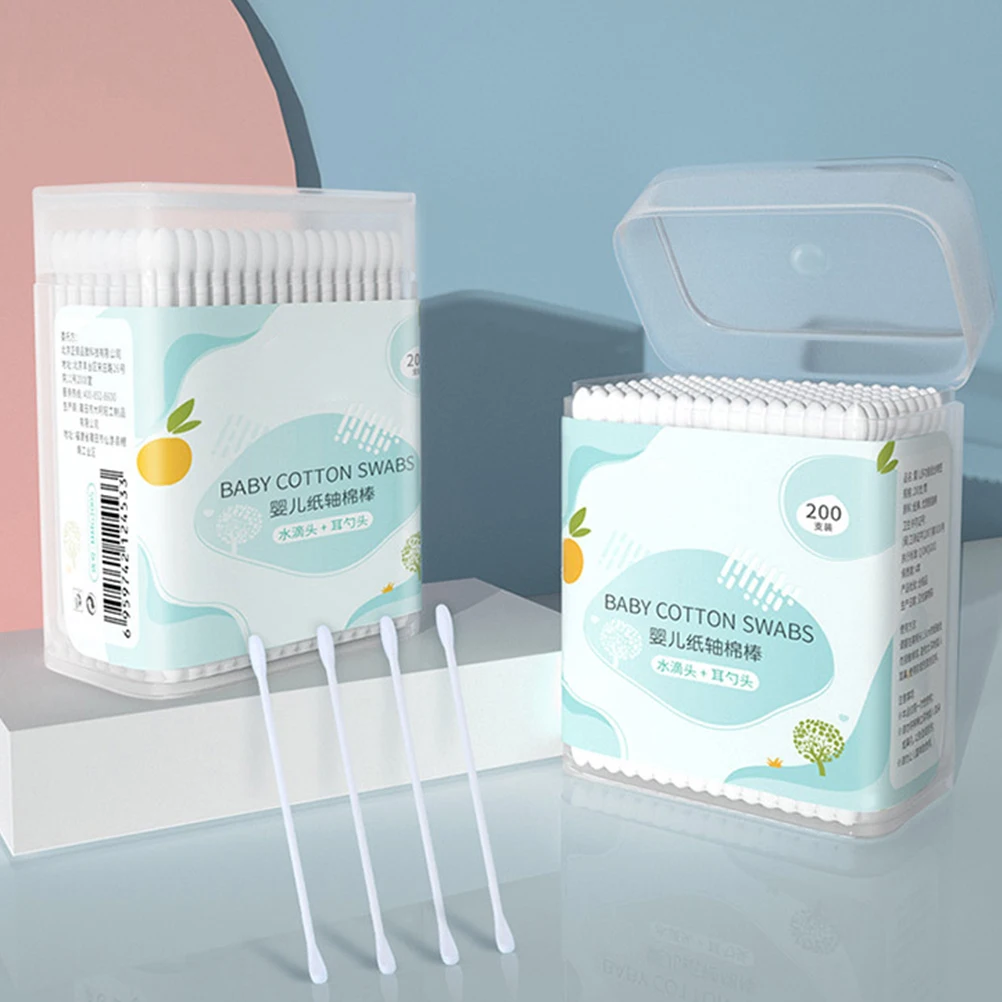 

Baby Cotton Swabs Durable Ear Cleaning Disposable Safety Scoop Removal High Quality Practical