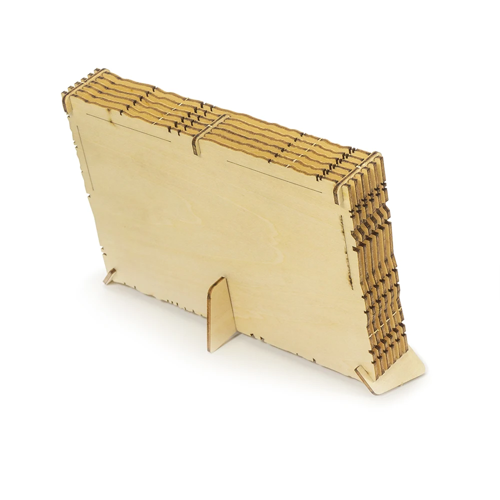 DW Hobby Wooden 3D Puzzle Model Macchi M 33 Seaplane Layered Art Decor with Storage Box DIY Assemble Gift for Birthday VA07