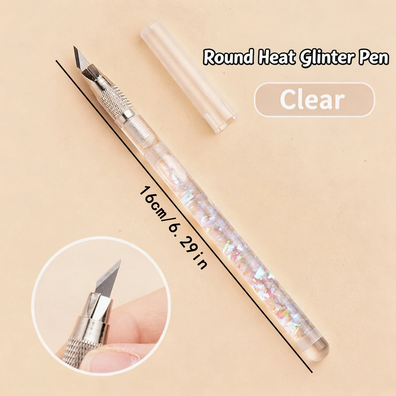 Glitter Quicksand Carving Knife Tool, Precision Engraving Pen for Diamond Painting, Sand Art DIY Craft and Handmade Decoration
