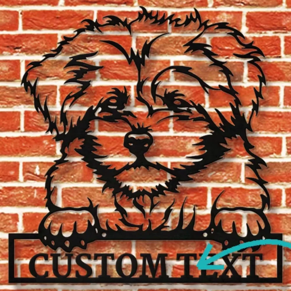 

Distinctive Tailored Bolonka Zwetna Metal Name Wall Sculpture. Classic Style, Electric - Free, Attractive Gift for Dog Lovers.