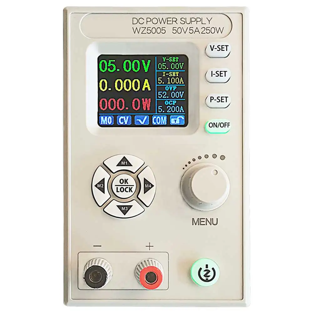 

Dc Voltage Control Power Supply Adjustable Constant Voltage Step-Down Module Charging Maintenance 50V 5A LCD Digital Display