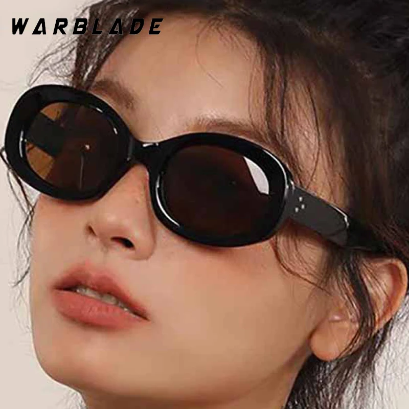 

Vintage Rivets Decorate Women Sunglasses Small Oval Frame Men Sunglass Luxury Brand Outdoor Hiking Traveling Shades UV400 Lentes