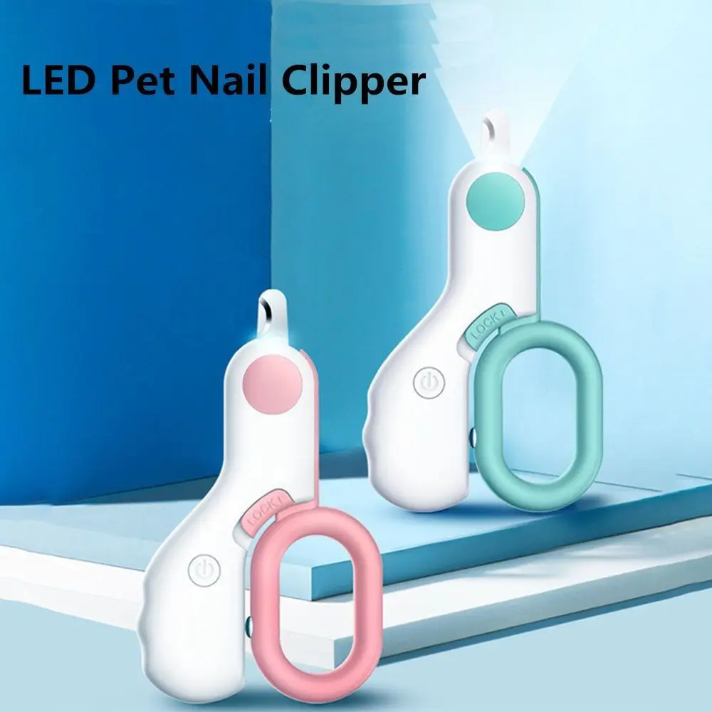 LED Light Pet Nail Clipper Creative Accurate Cutting Grooming Tool Dog Claw Clipper Cat Claw Trimmer Pet Supplies